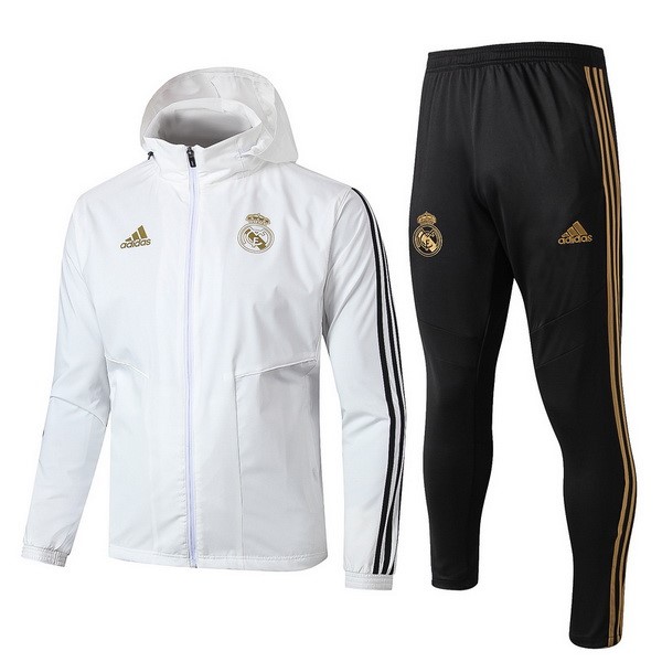 Rompevientos Real Madrid Conjunto Completo 2019/20 Blanco Negro